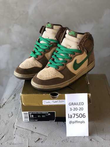 Nike Dunk High Premium SB Tweed Classic Green