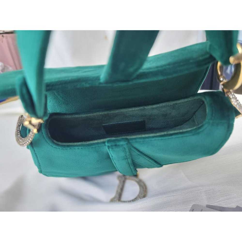 Dior Saddle velvet handbag - image 10