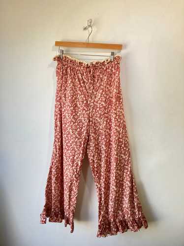 Joe Fresh Womens 2X Capri Sleep PJ Lounge Pants Multicolor Abstract Print  Cotton