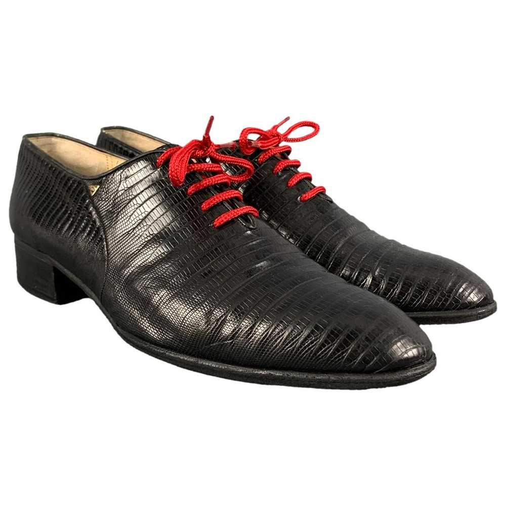 Gucci Exotic leathers lace ups - image 1