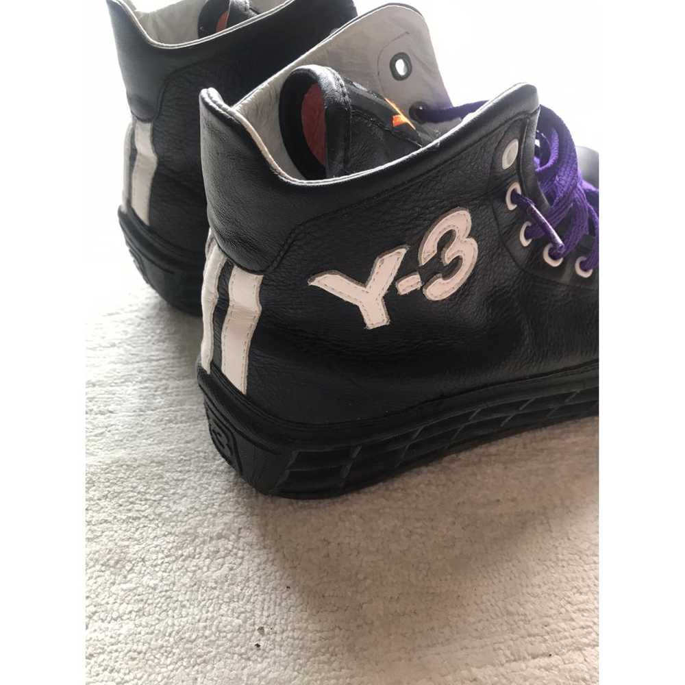 Y-3 by Yohji Yamamoto Leather high trainers - image 4