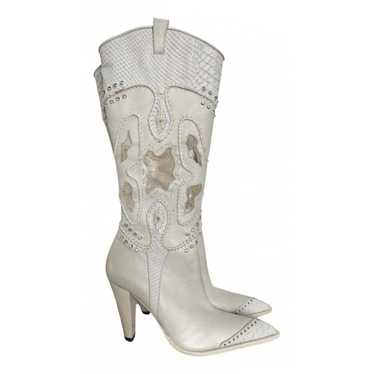 Aldo Leather western boots - image 1