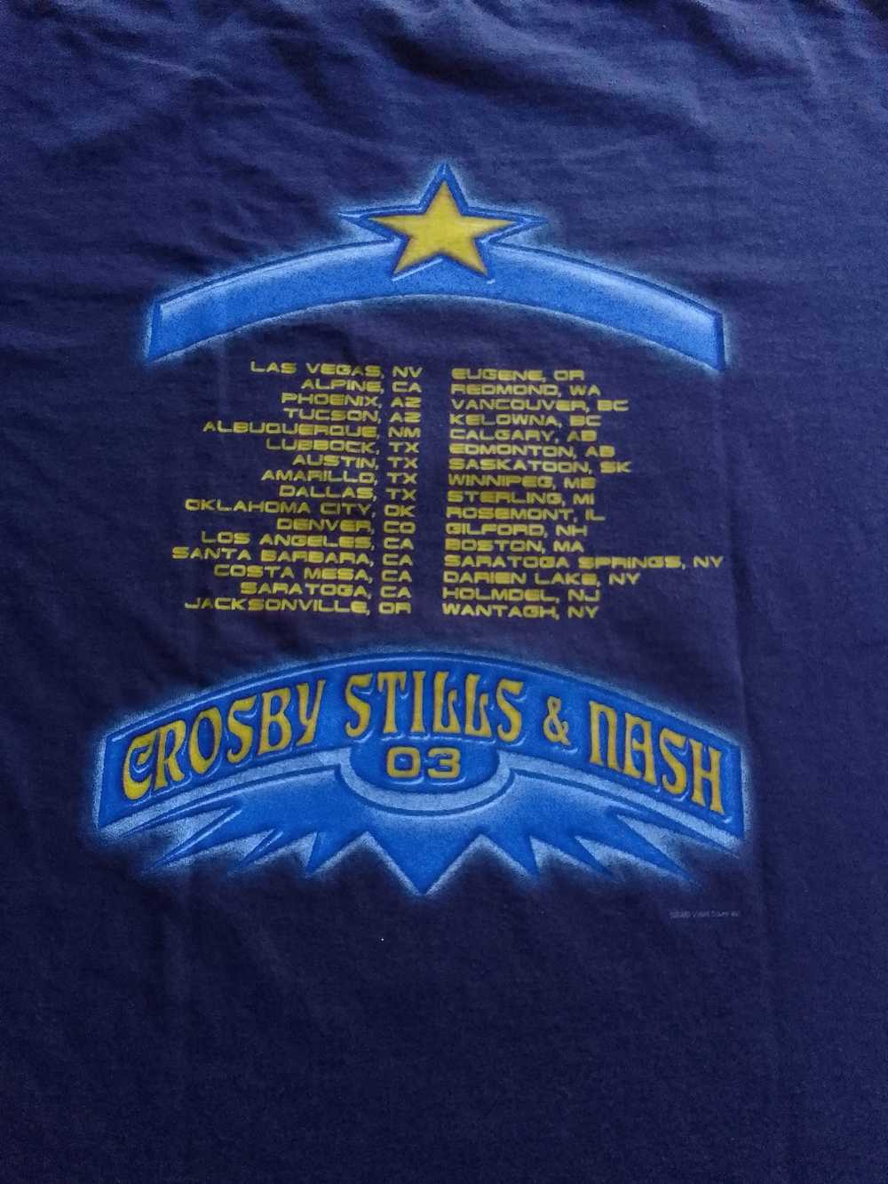 Band Tees × Rock T Shirt × Vintage CSN (Crosby,St… - image 2