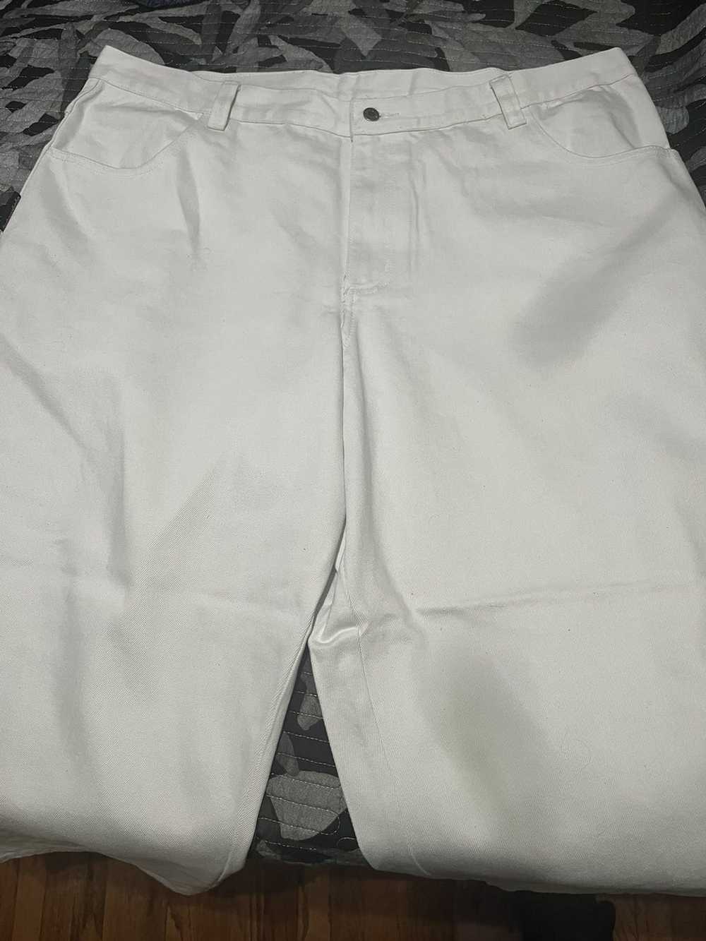 Jnco DEADSTOCK VINTAGE RARE 90s WHITE INERSTATE W… - image 2