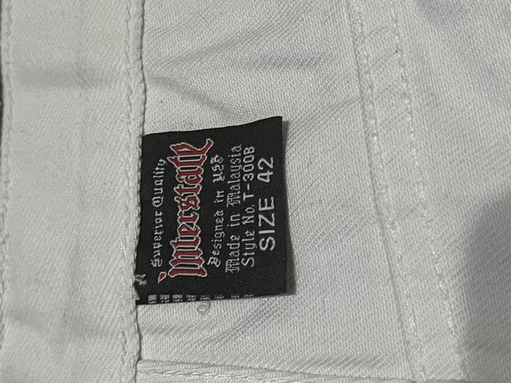 Jnco DEADSTOCK VINTAGE RARE 90s WHITE INERSTATE W… - image 3
