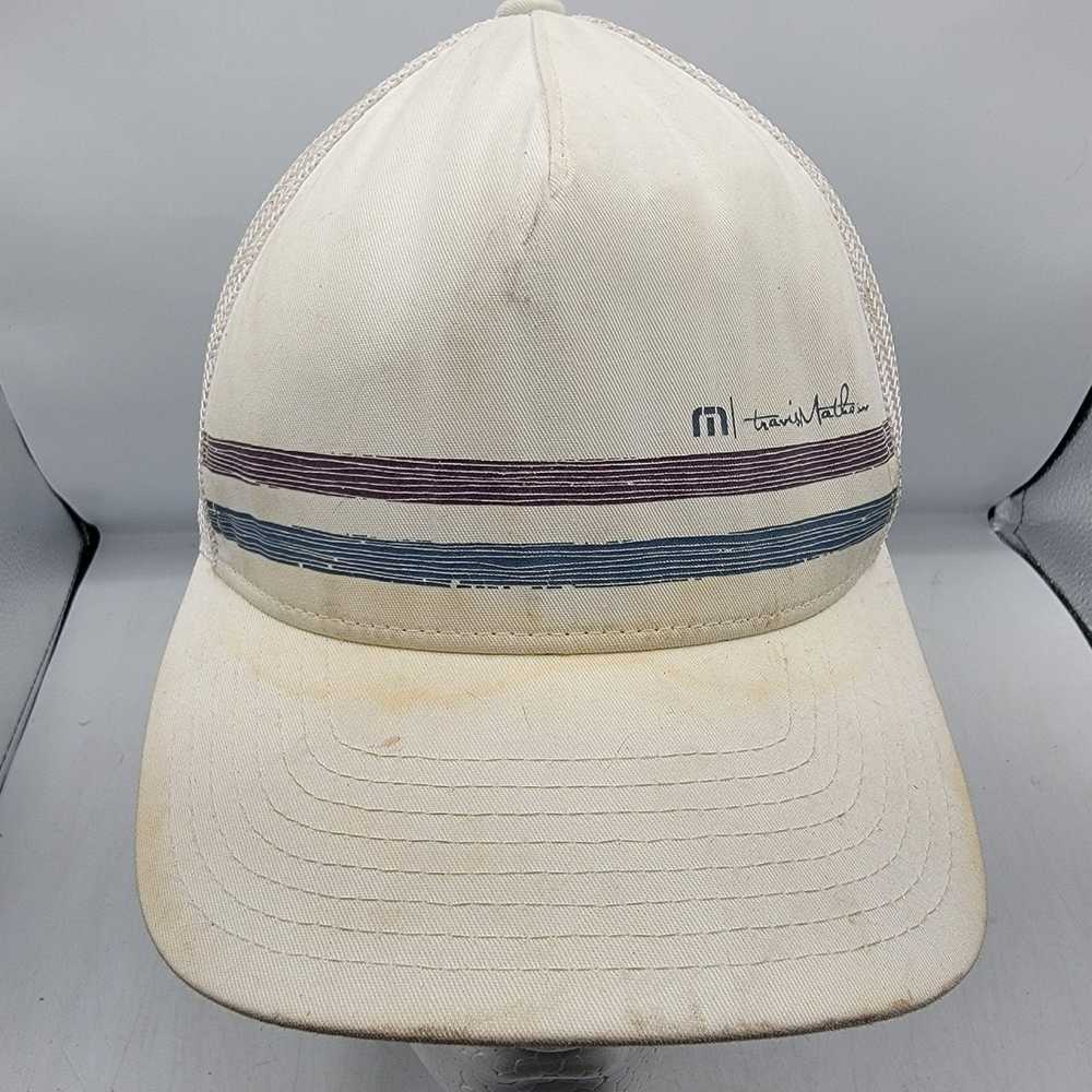 Travis Mathew Travis Mathew Mens Trucker Hat Whit… - image 1