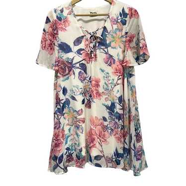 Other SHOW ME YOUR MUMU Floral Tunic Dress Cover … - image 1