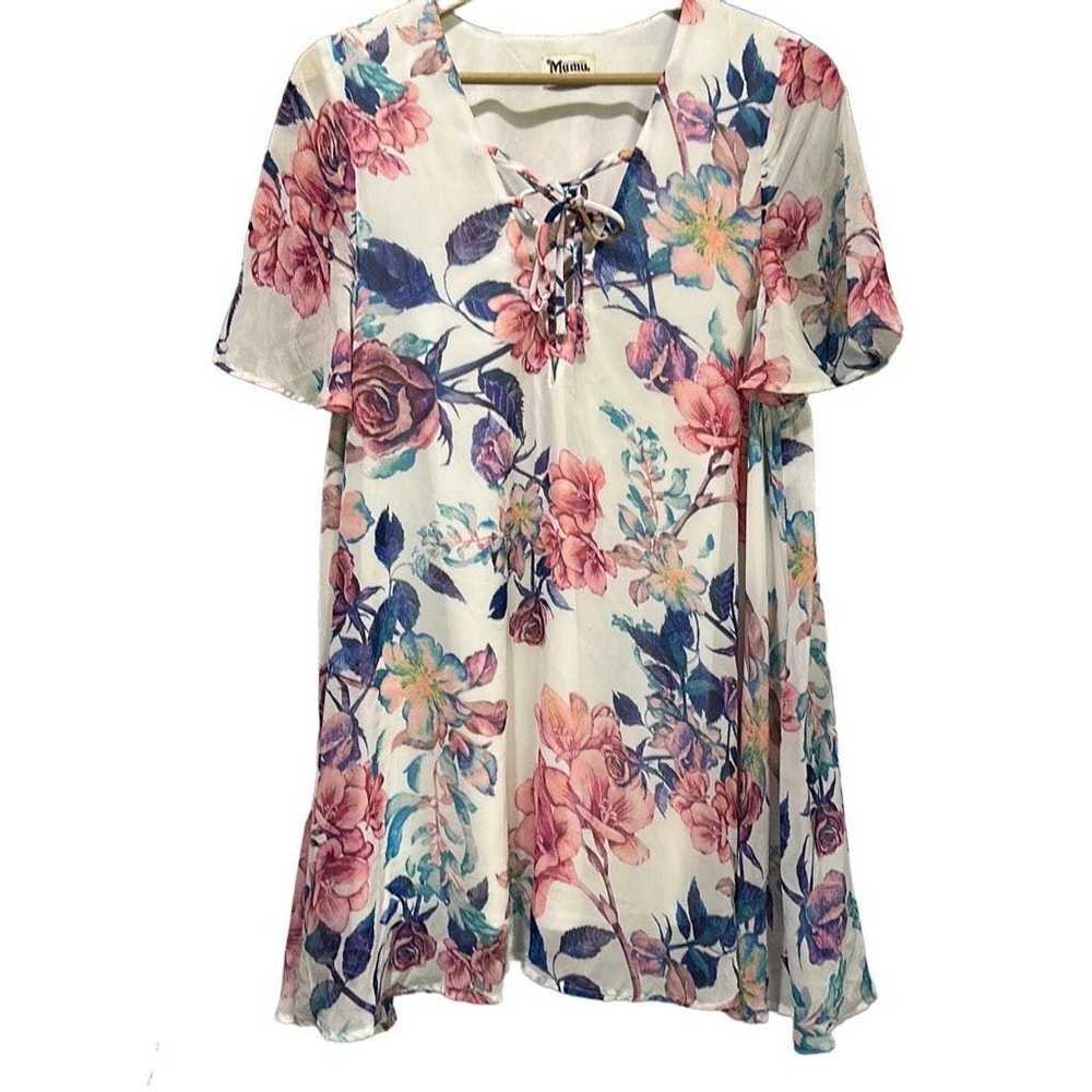 Other SHOW ME YOUR MUMU Floral Tunic Dress Cover … - image 8