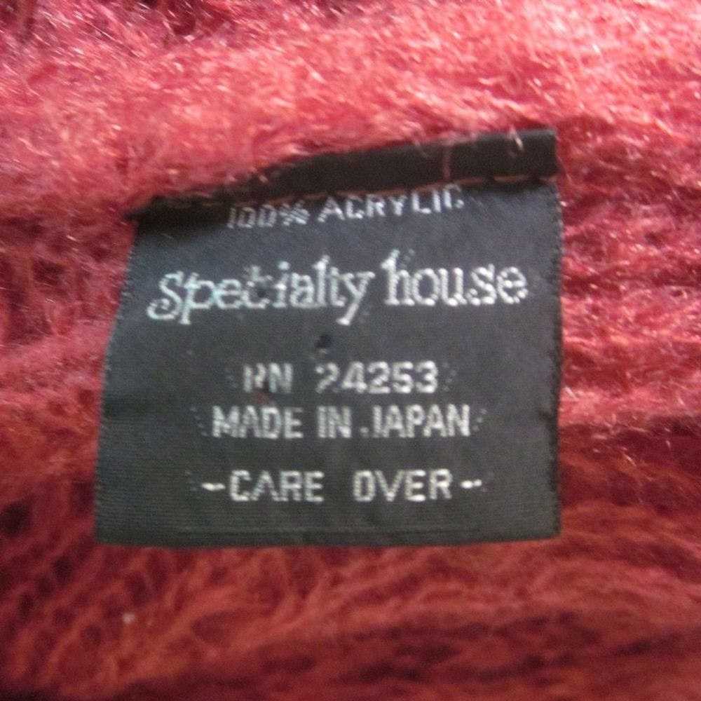 Vintage Vintage Japan Specialty House Knit Orange… - image 3