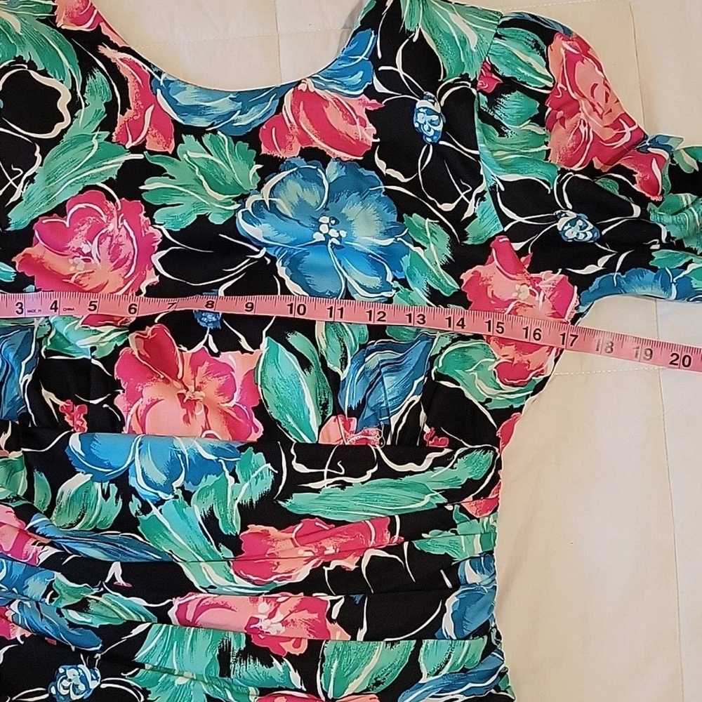 Vintage Patty O'Neil size 6 flowered vintage 80's… - image 9