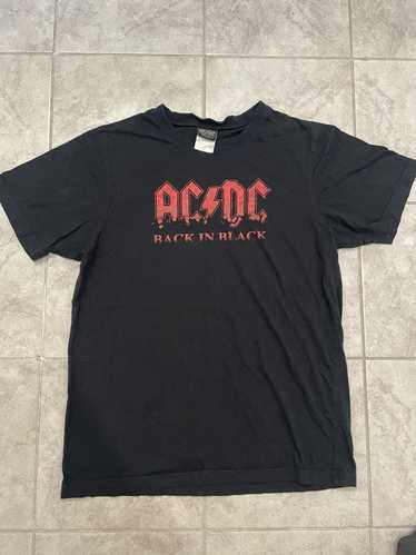 Ac/Dc × Rock Tees × Vintage 2006 AC/DC “Back In Bl