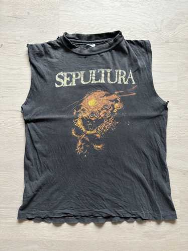 Band Tees × Rock T Shirt × Vintage Sepultura 1989 