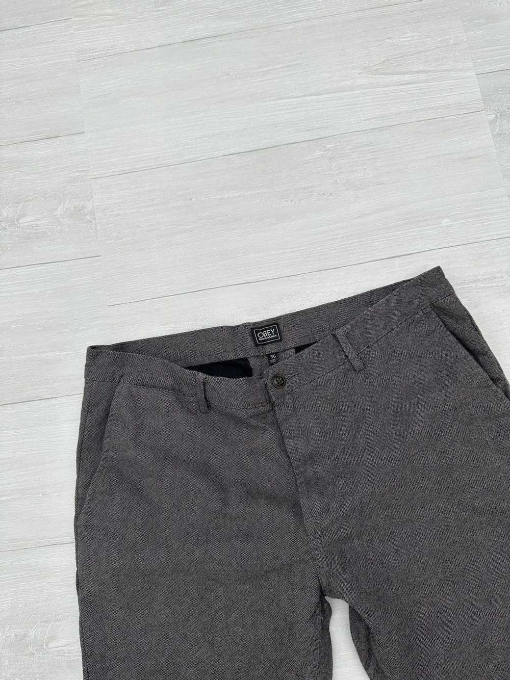 Obey Obey Grey Work 5 Pocket Pants Sz. 36 - image 2