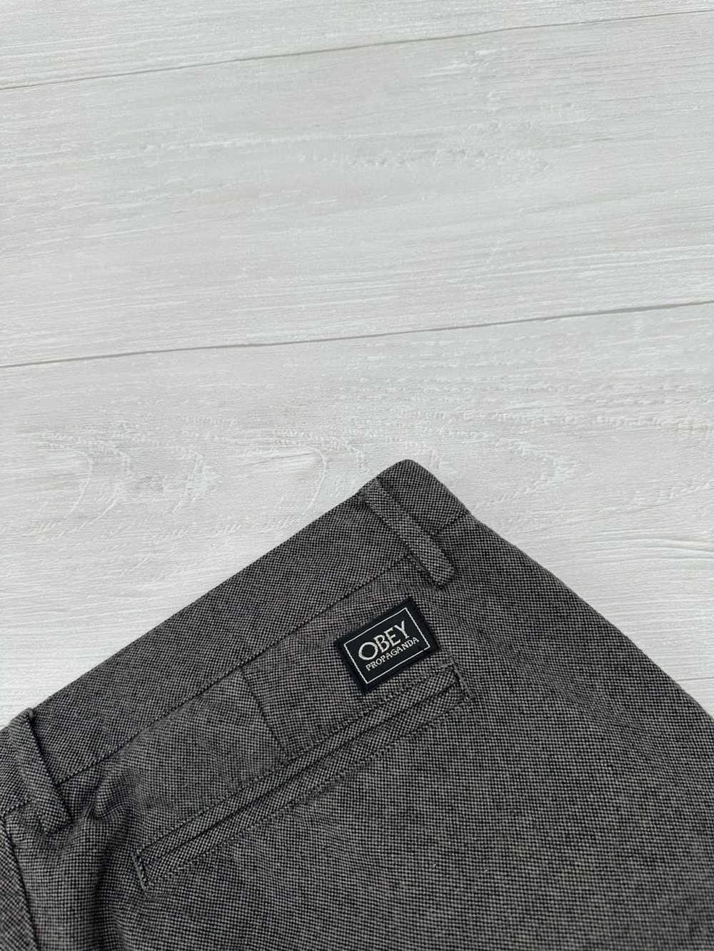 Obey Obey Grey Work 5 Pocket Pants Sz. 36 - image 4