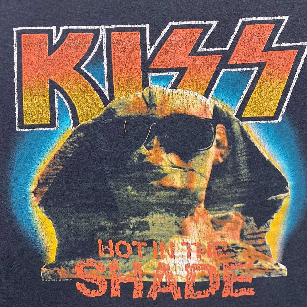 Band Tees × Kiss × Vintage Vintage 90s KISS Hot I… - image 3