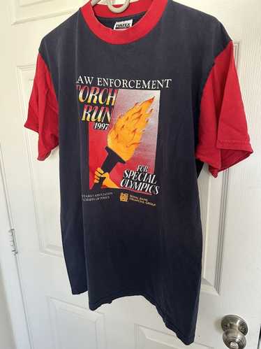 Vintage 1997 Vintage Torch Run Tee