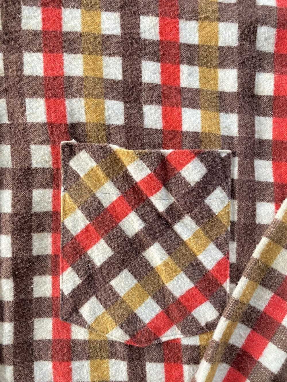 Pendleton × Vintage 70s Vintage Flannel Penneys M… - image 5