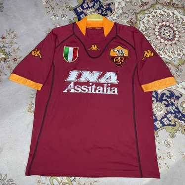 Kappa Roma Italy League T Shirt - Gem
