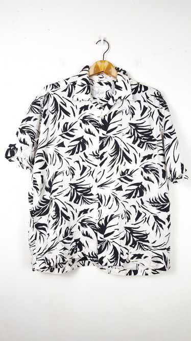 Hawaiian Shirt × Vintage Vintage WILD BUCKER Black