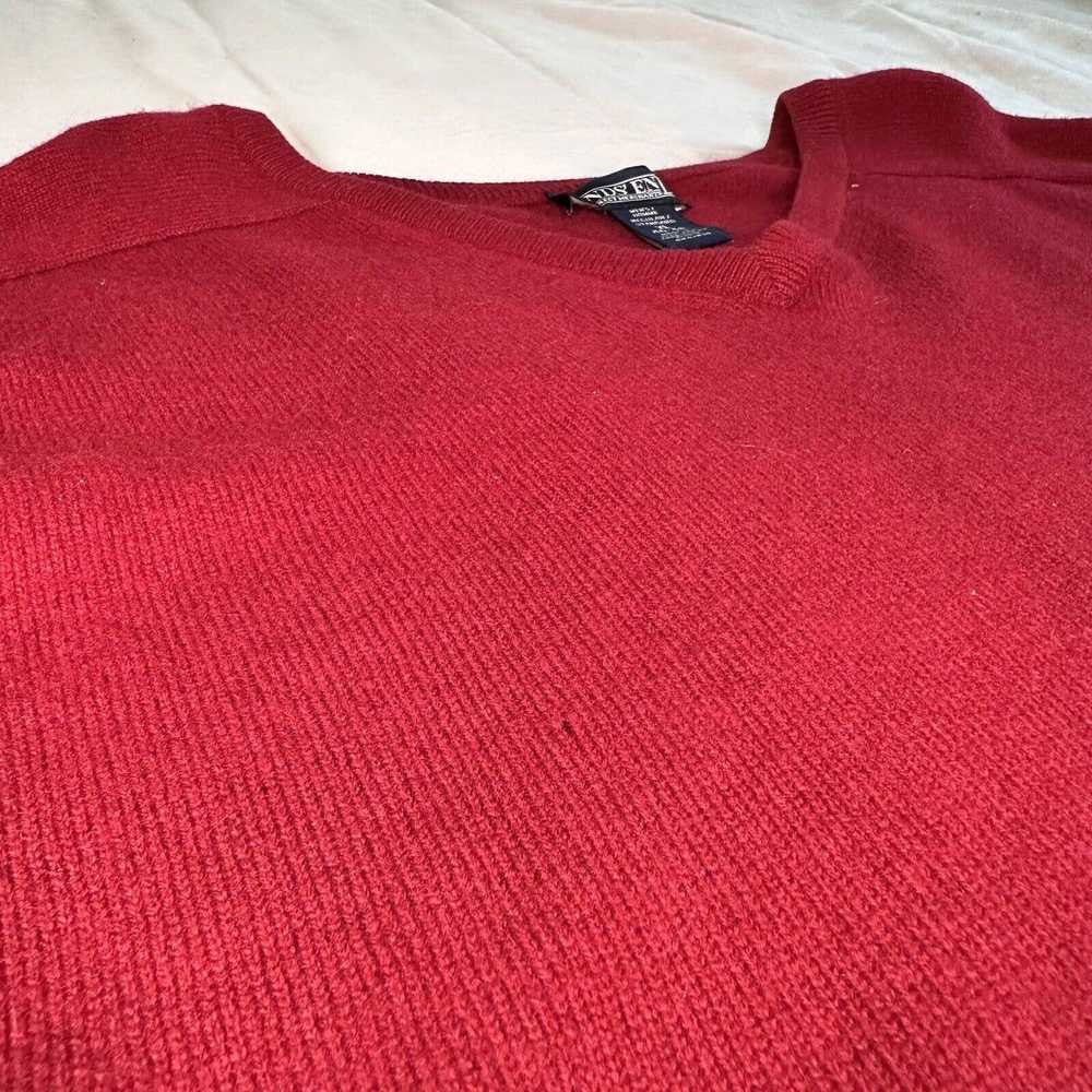 Lands End Lands End Sweater Mens XL Red Pullover … - image 2
