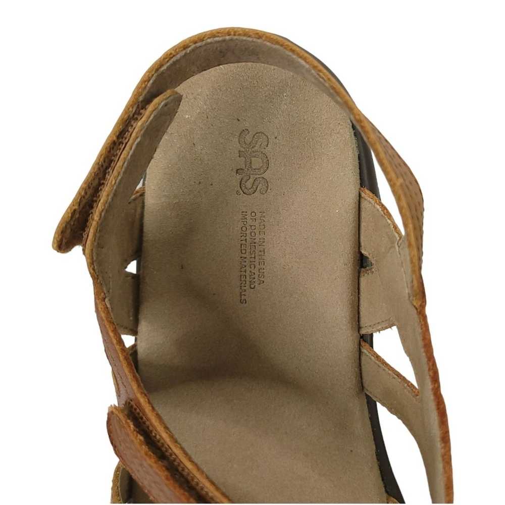 Sas SAS Pier Sepia Leather Ankle Strap Sandal 9.5… - image 12