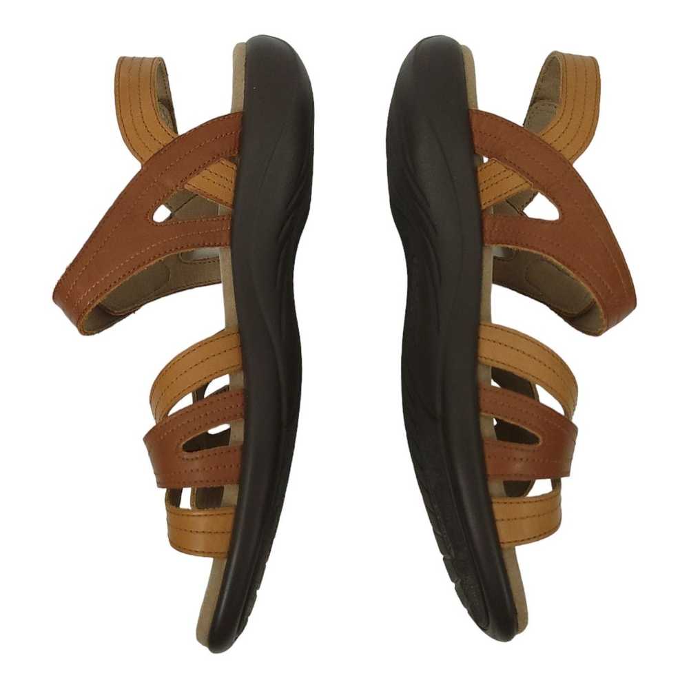 Sas SAS Pier Sepia Leather Ankle Strap Sandal 9.5… - image 2