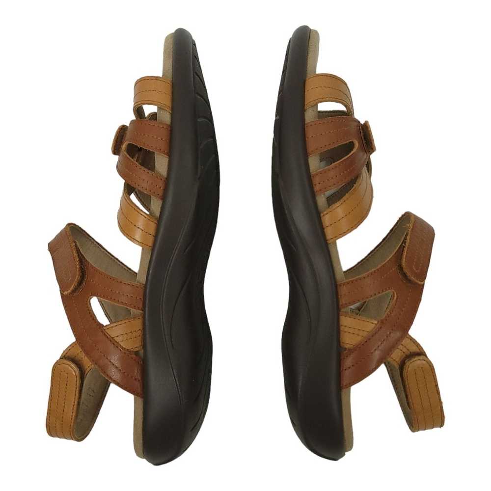 Sas SAS Pier Sepia Leather Ankle Strap Sandal 9.5… - image 3