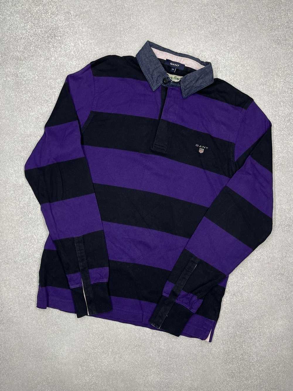 Gant × Streetwear Gant Rugby Long Sleeve Polo Str… - image 1