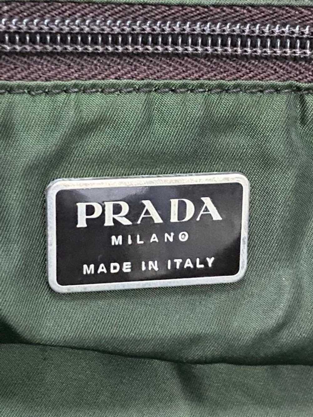 Prada Prada plastic handle handbag nylon - image 10