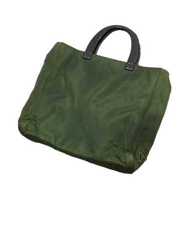Prada Prada plastic handle handbag nylon - image 1