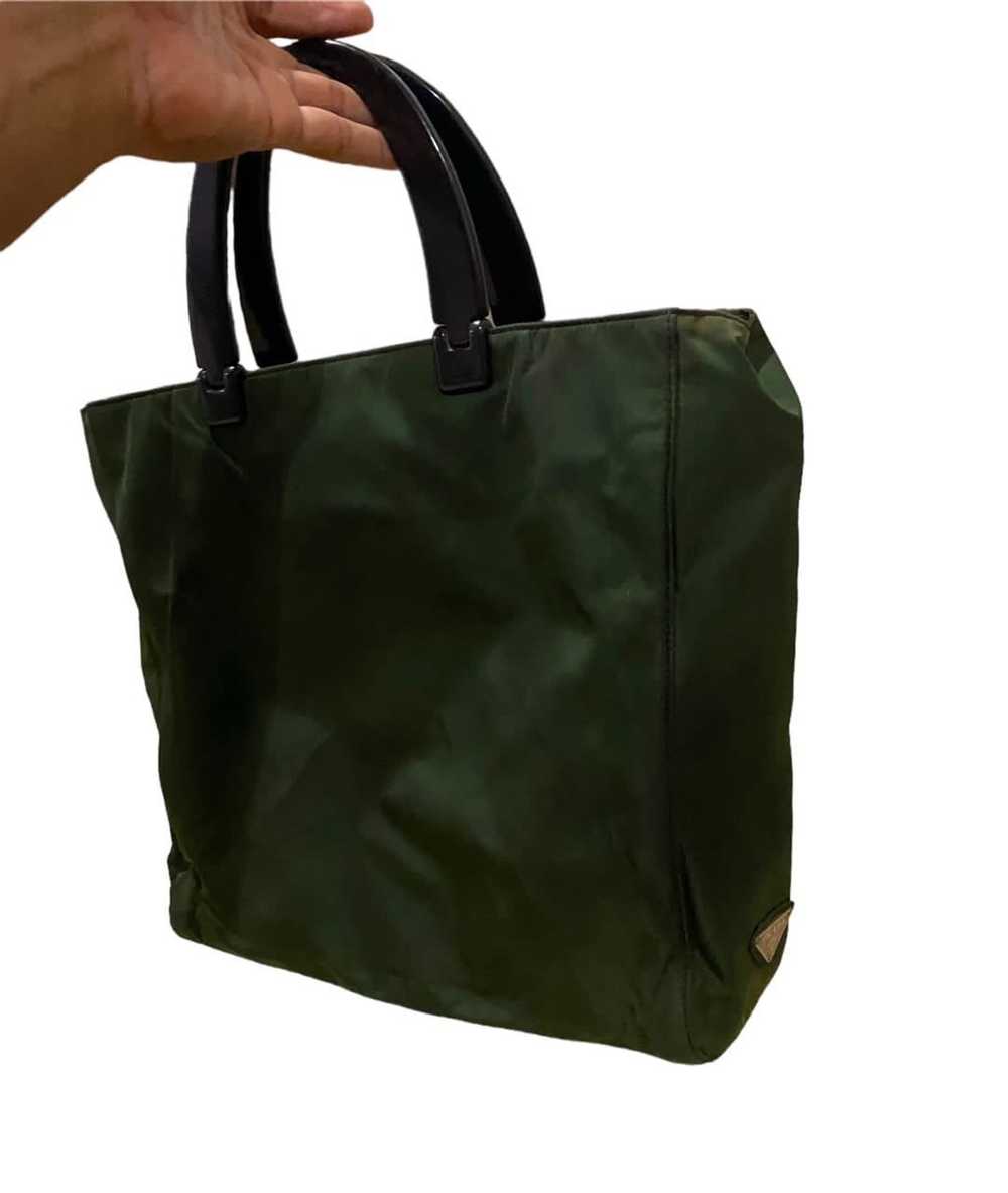 Prada Prada plastic handle handbag nylon - image 3