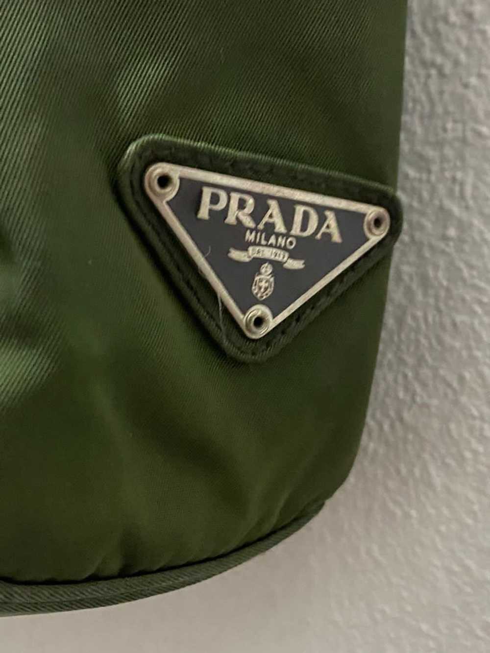 Prada Prada plastic handle handbag nylon - image 6