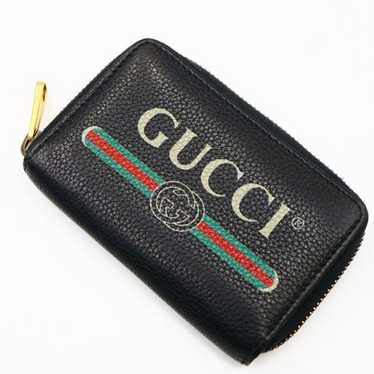 GUCCI Canvas GG Guccissima Coin Pocket Bifold Wallet, Black – Sunset  Boutique