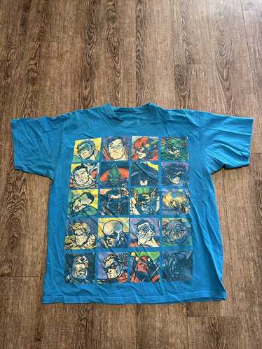 JUSTICE LEAGUE AMERICA COVER BASEBALL JERSEY T SHIRT NEW OFFICIAL DC COMICS  RARE