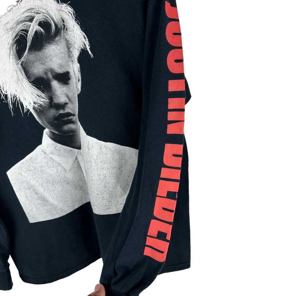 Band Tees × Streetwear Mens Y2K Justin Bieber Pur… - image 3