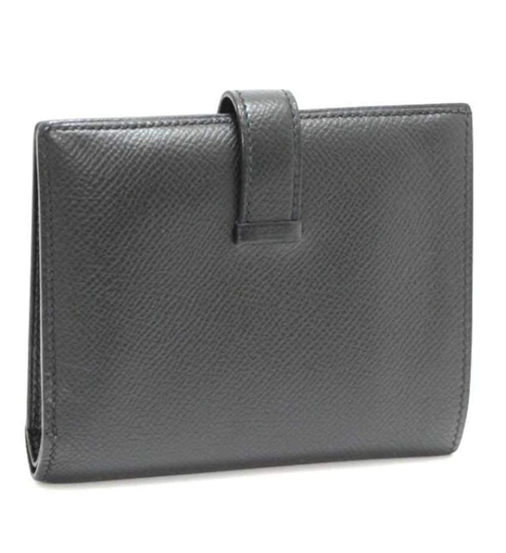 Hermes Hermes Bearn Compact Epson Black Wallet Z … - image 2