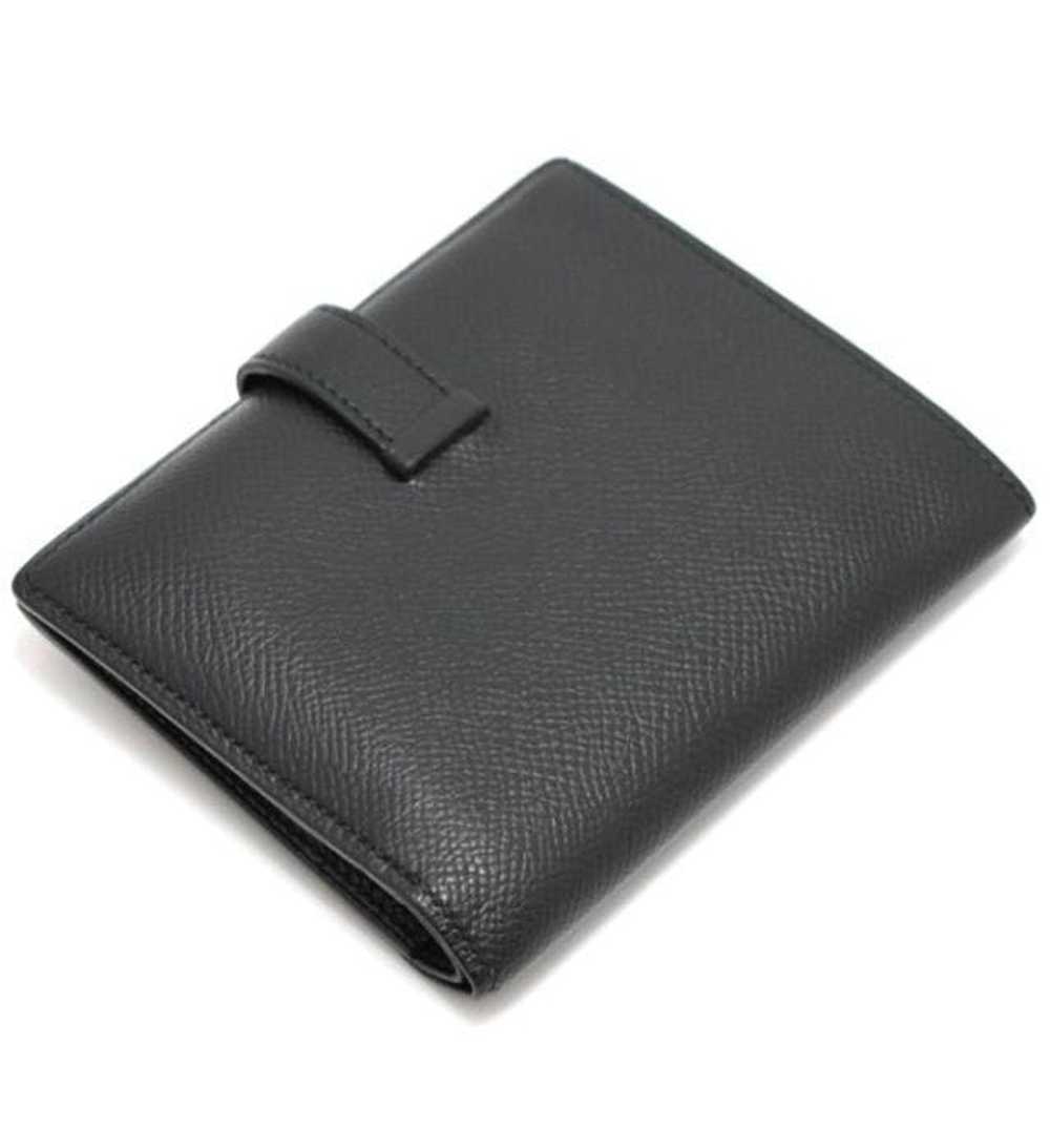 Hermes Hermes Bearn Compact Epson Black Wallet Z … - image 7