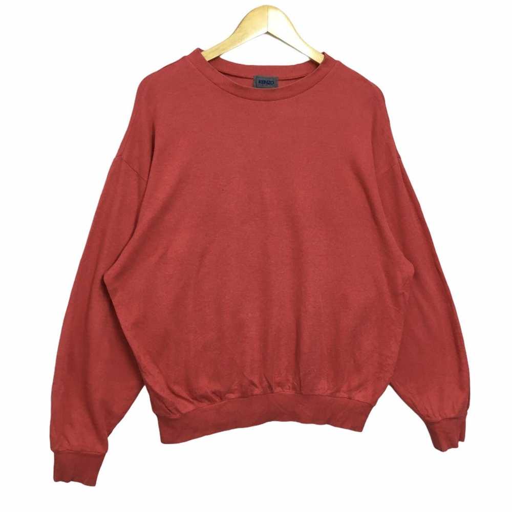 Kenzo Kenzo Paris Homme Spell Out Red Crewneck Sw… - image 4