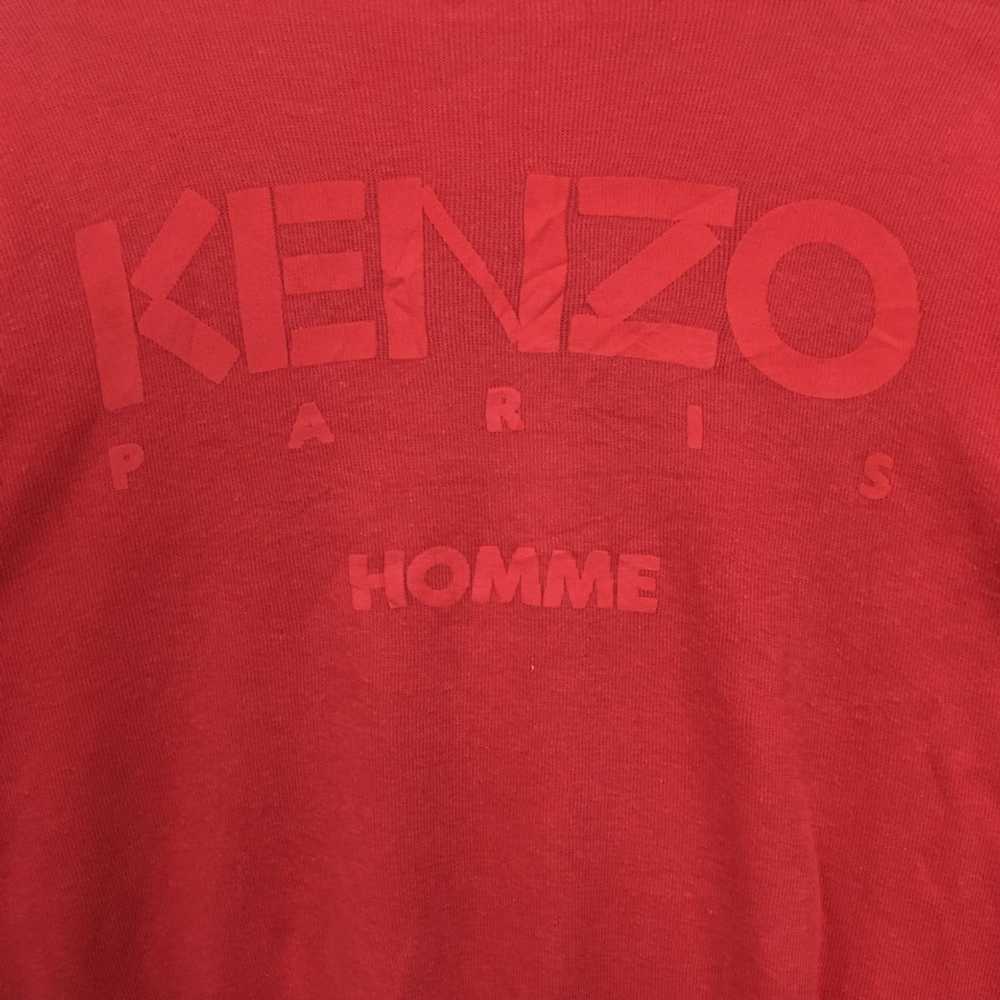 Kenzo Kenzo Paris Homme Spell Out Red Crewneck Sw… - image 7