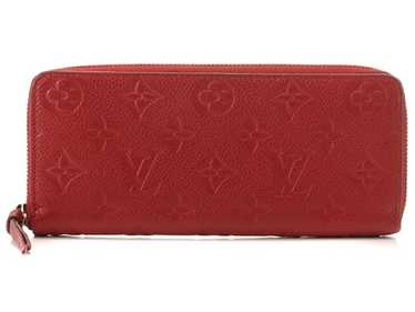 Louis Vuitton M63920 Zippy Long Wallet Portefeuille Clmence Amplant Marine  Rouge