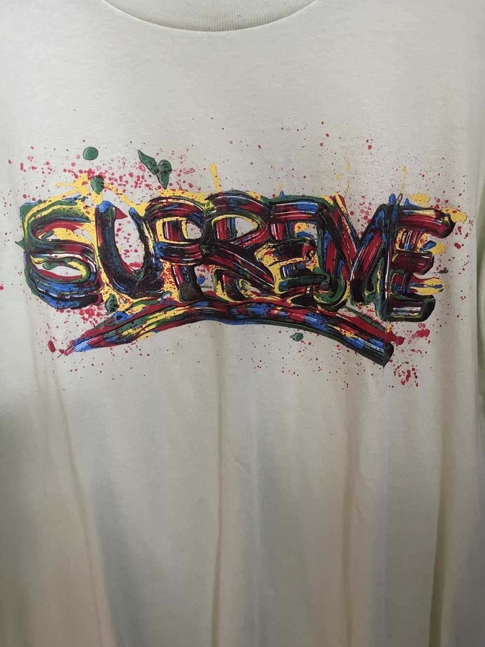 Supreme Supreme paint logo tee - image 2