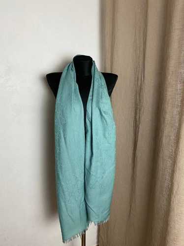 Gucci Scarf Grey Silk Wool ref.45294 - Joli Closet