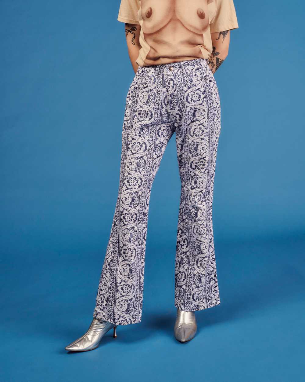 70's Levi's Tapestry Flares - image 2