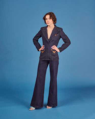 Long denim jumpsuit with long sleeves and zip - Dresses - BSK Teen | Bershka