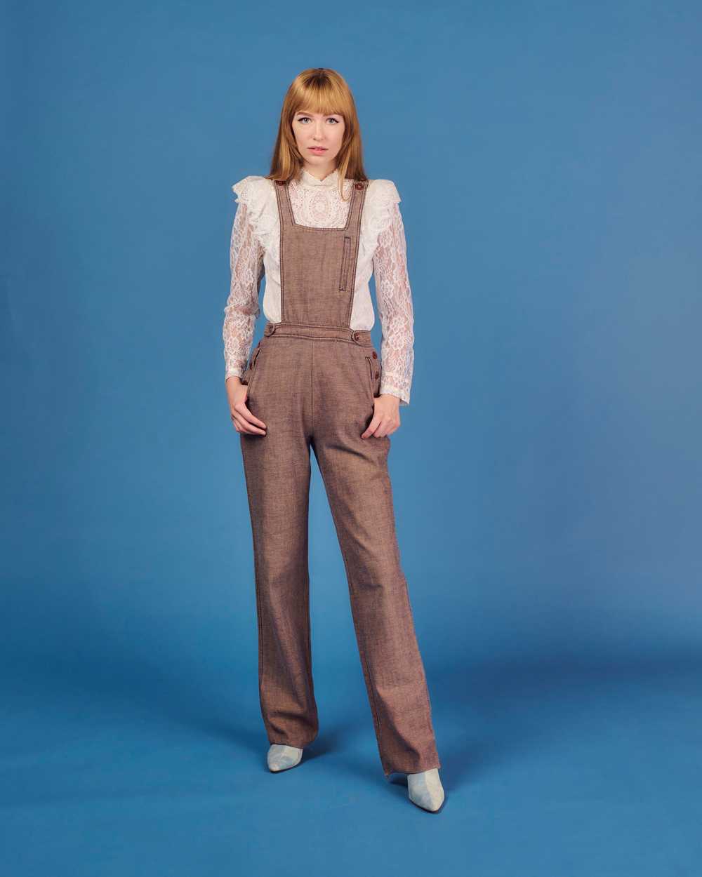 70's Faded Glory Overalls - image 1