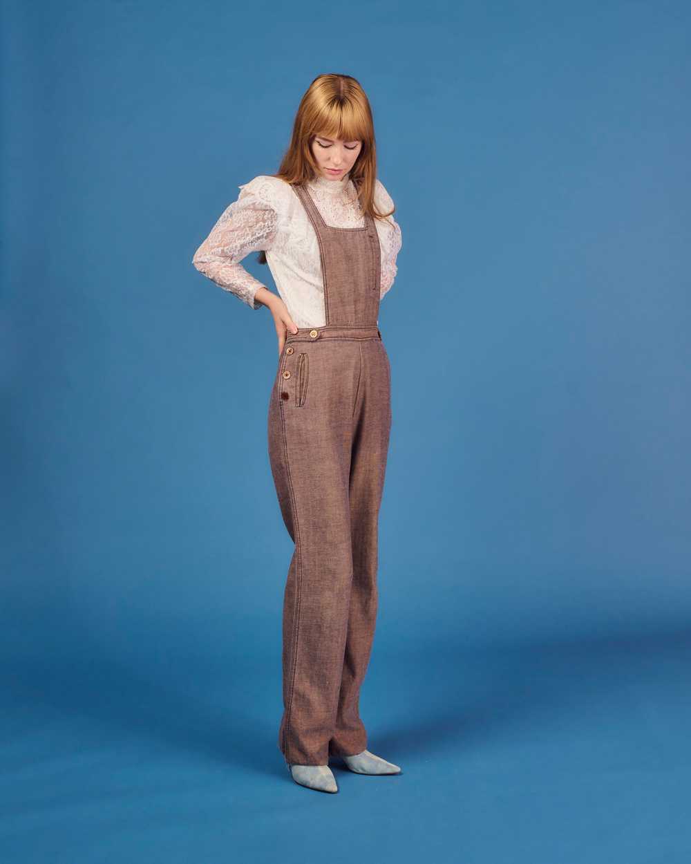 70's Faded Glory Overalls - image 3