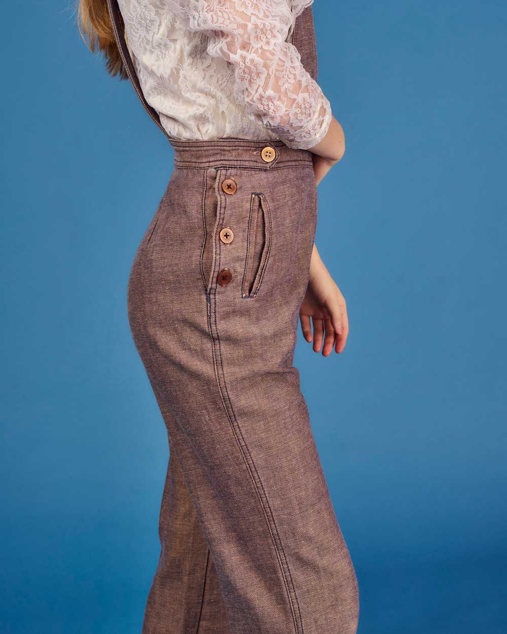 70's Faded Glory Overalls - image 4