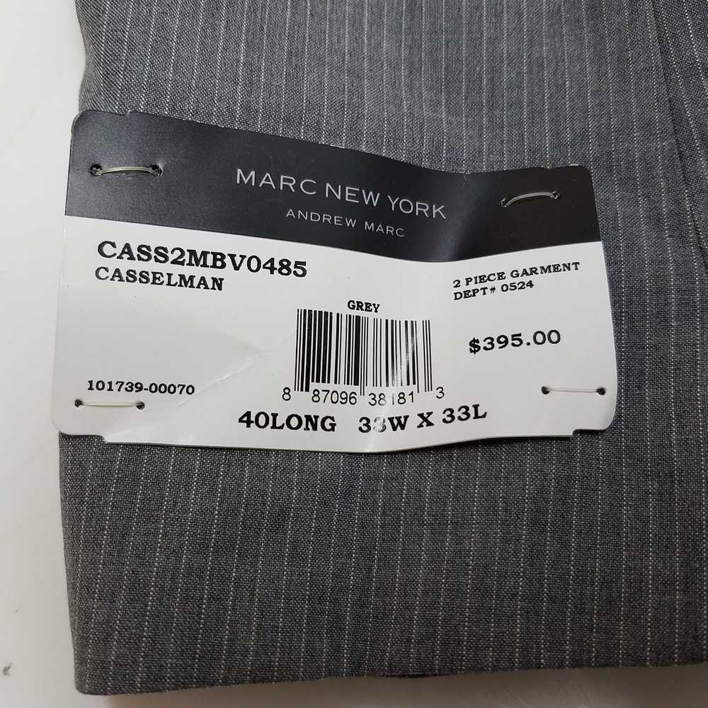 Andrew Marc NY Casselman 2 Piece Gray Suit 33WX33L - image 2
