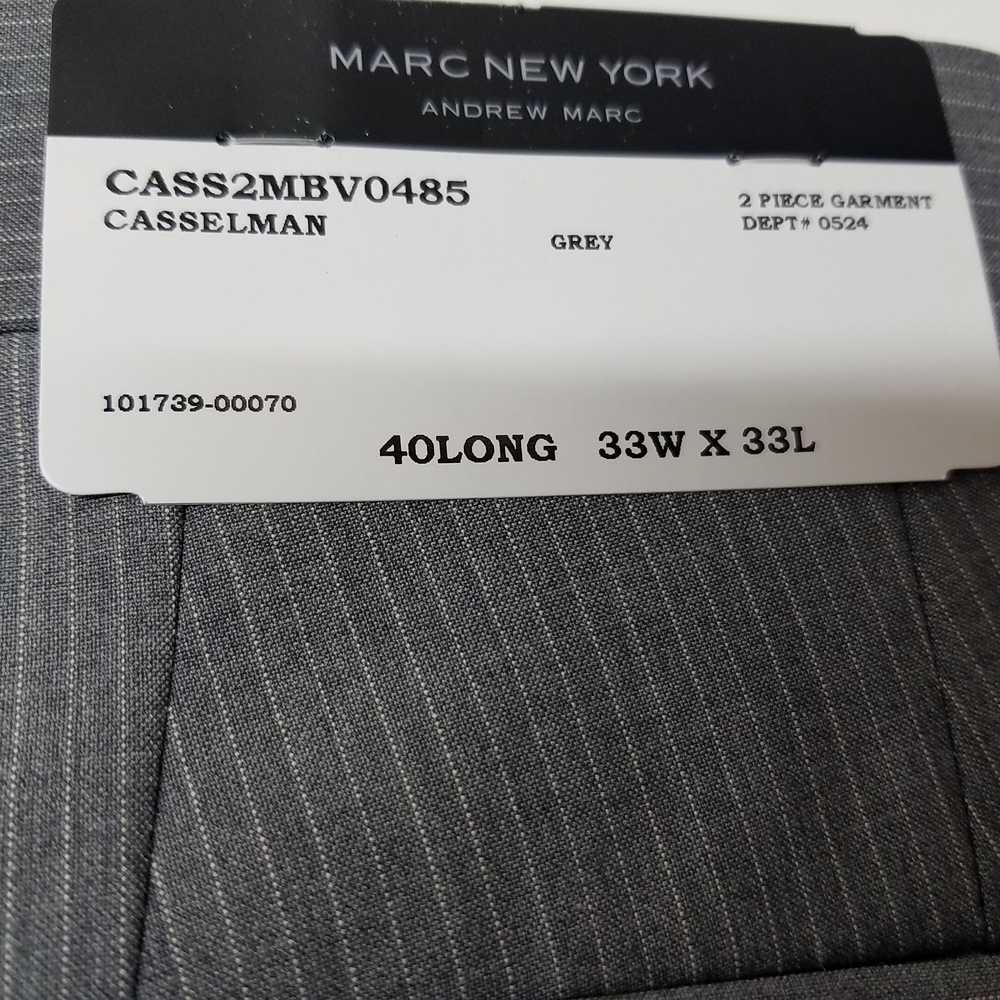Andrew Marc NY Casselman 2 Piece Gray Suit 33WX33L - image 5