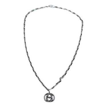Gucci Gg Running silver necklace - image 1